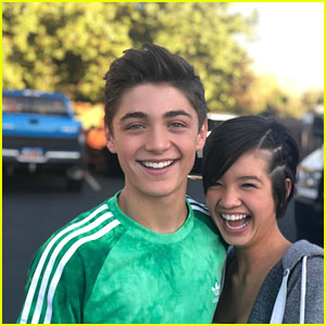 Asher Angel Shares Cute Photos With 'Andi Mack' Co-Star Peyton Elizabeth Lee