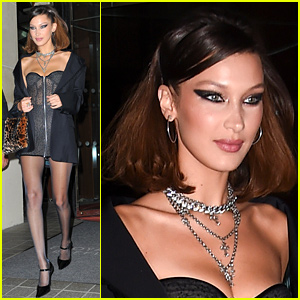 Bella Hadid Rocks Cat-Eye Makeup to Host Late Night Party in Paris!