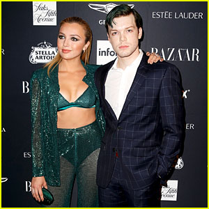 Cameron Monaghan Matches His Hair to Peyton List's Outfit at Harper's Bazaar Icons Party!