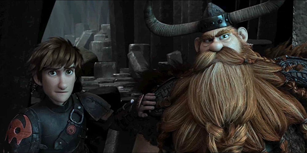 httyd hiccup and stoick father and son moments