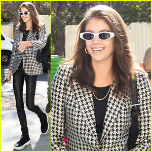 Kaia Gerber is All Smiles While Gearing Up for Paris Fashion Week
