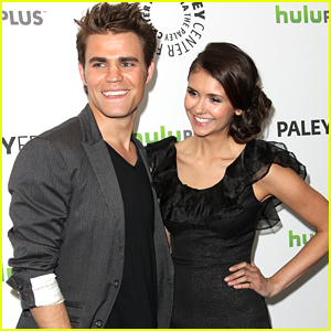 Nina Dobrev Gets Surprised By Paul Wesley at 'Fam' Taping