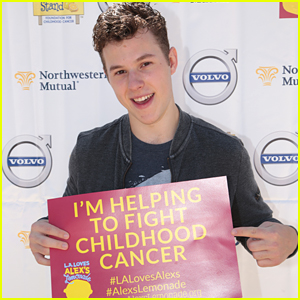 Nolan Gould Helps Raise Funds For Child Cancer Research at LA Loves Alex's Lemonade Event
