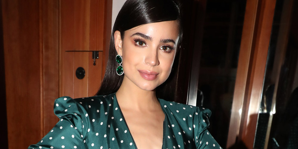 sofia carson green dress Sofia Carson a goddess in green for Andrea Bocelli's celebration