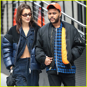 The Weeknd Wears 'Blame Bella' Hat While Stepping Out With Bella Hadid!