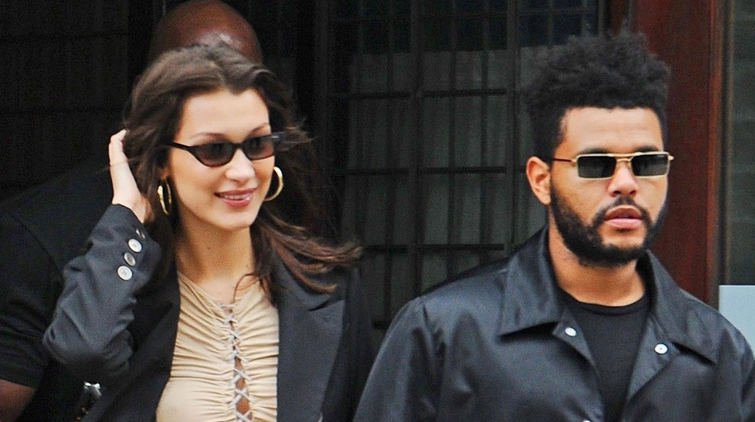 Bella Hadid And The Weeknd Link Arms After Birthday Brunch Bella Hadid The Weeknd Just Jared Jr 