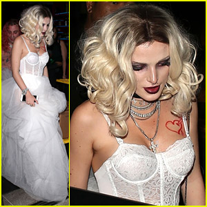 Bella Thorne Dresses Up As Bride of Chucky For Halloween 2018