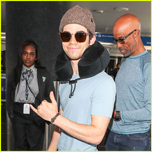 Cameron Boyce is All Smiles While Catching His Flight Out of LAX!