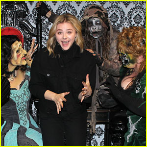 Chloe Moretz Hits Up Knott's Scary Farm With Pal Kaitlyn Dever