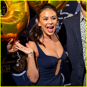 Janelle Parrish got a birthday surprise during the Austin Film Festival screening of 'Tiger!'