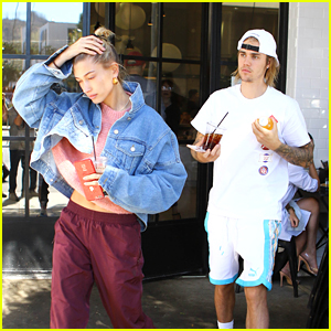 Justin Bieber Grabs Brunch at His Usual Spot with Hailey Baldwin