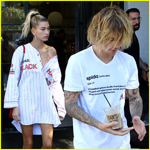 Justin Bieber & Hailey Baldwin Grab Breakfast After His Visit With Pastor