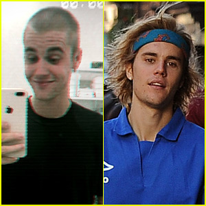 Justin Bieber Debuts His Newly Shaved Head!