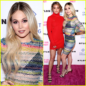 Kelli Berglund & Paris Berelc Step Out Together For Nylon's It Girl Party 2018