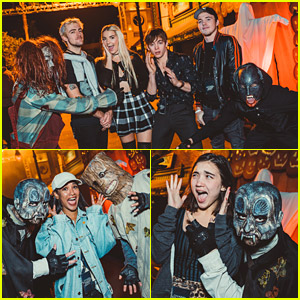 Ross Lynch, Rowan Blanchard, Candice Patton & More Hit Up Halloween Horror Nights in LA