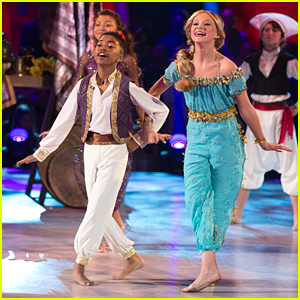 DWTS Juniors: Miles Brown & Rylee Arnold Get Into Some Trouble on Disney Night as Aladdin & Jasmine - Watch Now!
