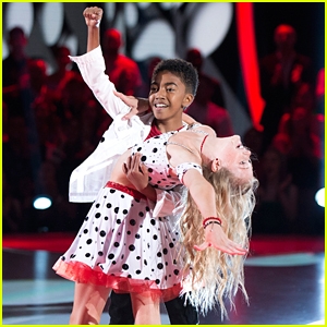 DWTS Juniors: Miles Brown & Rylee Arnold Were All Smiles During Their Salsa - Watch Now!