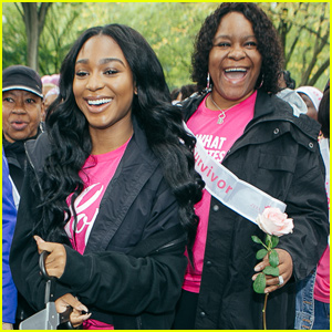 Normani Joins Her Mom For American Cancer Society Walk!