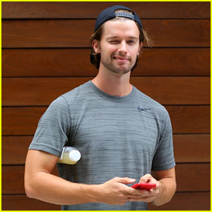Patrick Schwarzenegger Winks for the Cameras Ahead of His Workout!