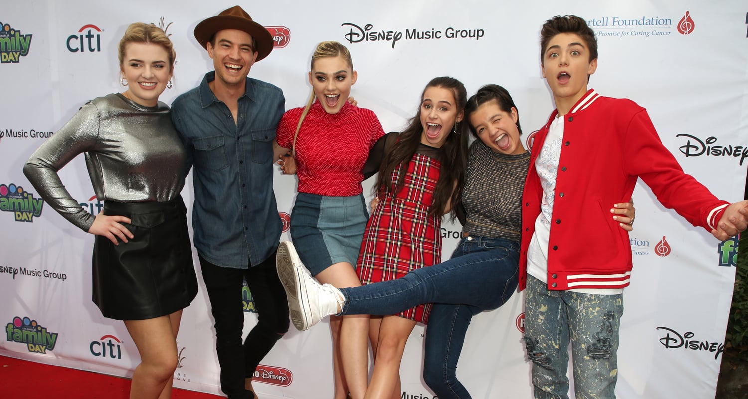 Peyton Elizabeth Lee & Sky Katz Support Asher Angel at LA Family Day!