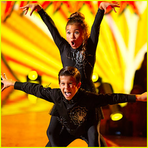 Skateboarder Sky Brown & JT Church are Spooky Spiders on 'DWTS Juniors' Halloween Night - Watch Now!