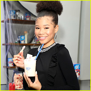 Storm Reid Tries Out Tricks & Treats with Pop Tarts in NYC