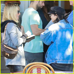 Vanessa Hudgens & Ashley Tisdale Meet Up For Lunch in LA