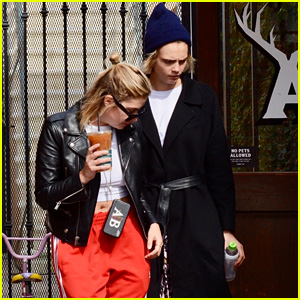 Cara Delevingne & Rumored GF Ashley Benson Head Out for Coffee Together!