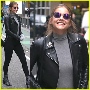 Barbara Palvin Is All Smiles Out in NYC After Halloween