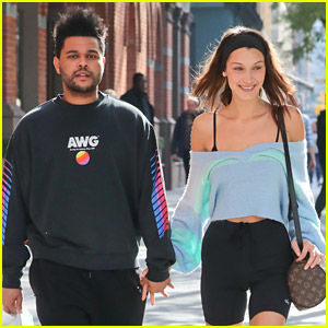 Bella Hadid Holds Hands With The Weeknd After Halloween