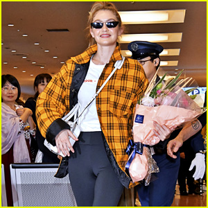 Gigi Hadid Heads to Tokyo While Teasing a Special Reebok Announcement!
