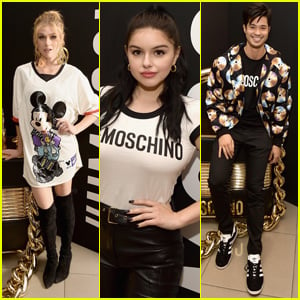 Katherine McNamara, Ariel Winter & Ross Butler Look Chic at Moschino x H&M LA Launch Event!