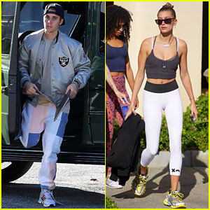 Justin Bieber Works on New Music as Wife Hailey Bares Her 'Bieber' Necklace