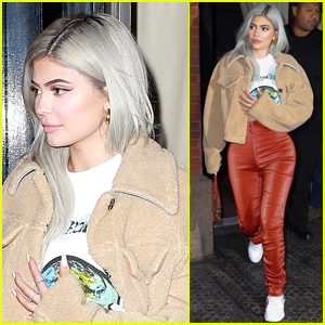 Kylie Jenner Debuts New Frosty Look in NYC!