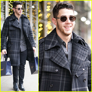 Nick Jonas Bundles Up for Shopping Trip in NYC