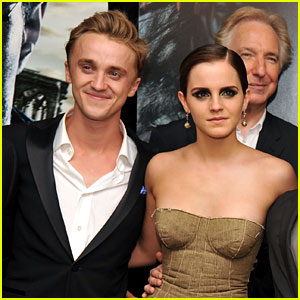 Tom Felton Says He & Emma Watson 'Reunite All the Time!'