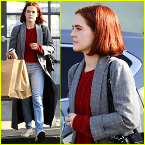 Zoey Deutch Debuts Shorter Red Hairdo While Stepping Out in LA!