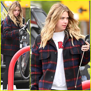 Ashley Benson Makes a Pit Stop To Fill Up Her SUV