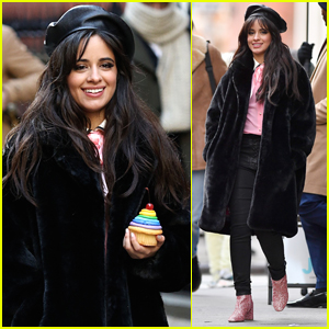 Camila Cabello Has the Best Time Filming New Commercial in NYC!