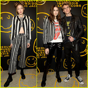 Gigi Hadid Joins Kaia & Presley Gerber at Marc Jacobs' New Store Opening