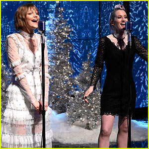 Grace VanderWaal Joins Ingrid Michaelson To Perform 'Rockin' Around The Christmas Tree' on 'Live'