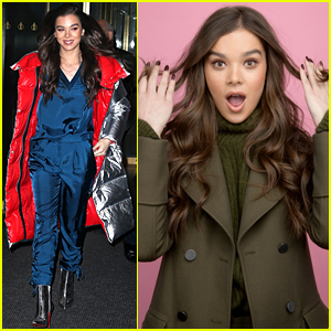 Hailee Steinfeld Has a Busy Press Day in New York
