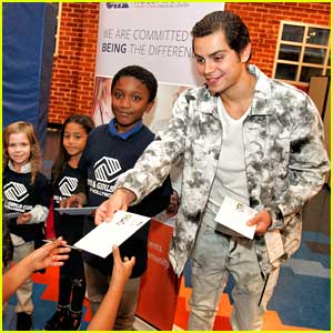 Jake T. Austin Spreads Christmas Cheer By Passing Out Presents at Holiday Party For Boys & Girls Club of Hollywood