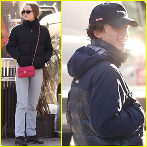 Lily-Rose Depp cuts a casual figure as she enjoys a coffee run with a pal  in West Hollywood