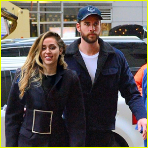 Miley Cyrus is Joined by Liam Hemsworth in NYC!