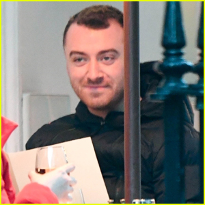 Sam Smith Enjoys a Night Out with a Friend!