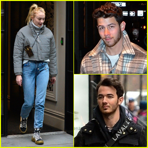 Sophie Turner Hangs Out with Future Brothers-in-Law Nick & Kevin Jonas!