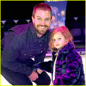 Stephen Amell Cries After Bringing Daughter To Disney On Ice