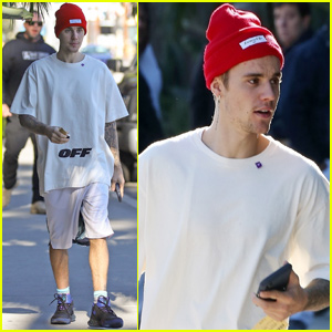 Justin Bieber's Face Tattoo Disappears During Gym Session
