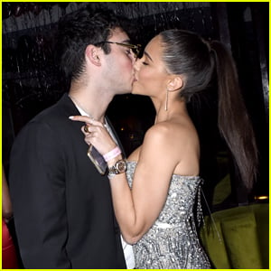 Madison Beer Kisses Zack Bia at Midnight on NYE!